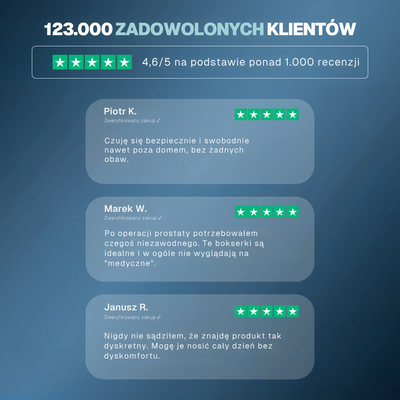 Bokserki Ultra-Chłonne